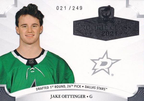 insert RC karta JAKE OETTINGER 20-21 UD The CUP Rookie Class 2021 /249